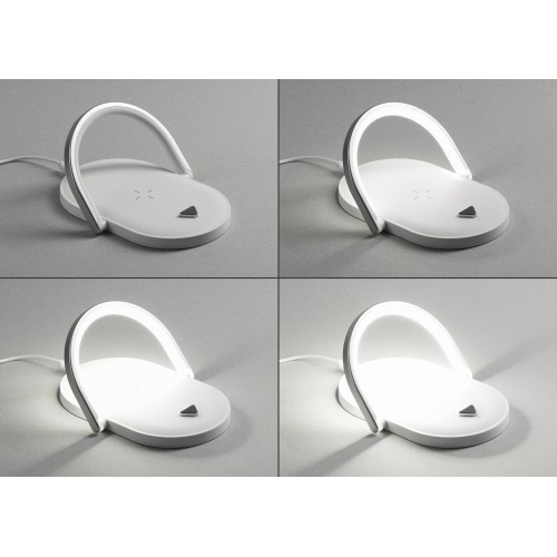 Лампа складная с беспроводным (15W) зарядным устройством 