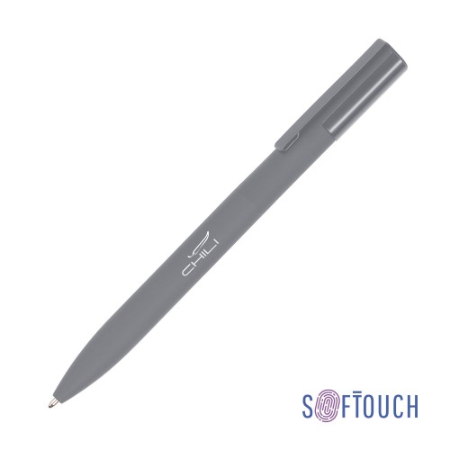 Ручка шариковая Orion, покрытие soft touch, серый