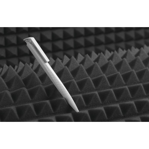 Ручка шариковая TRIAS CARBON, белый, белый