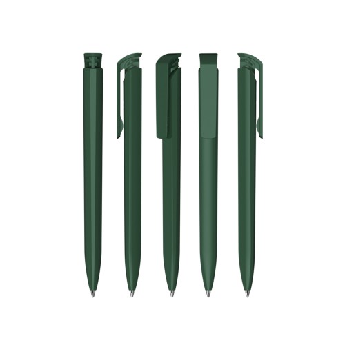 Ручка шариковая TRIAS SOFTTOUCH, темно-зеленый