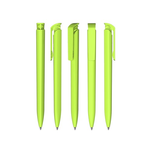 Ручка шариковая TRIAS SOFTTOUCH, зеленое яблоко