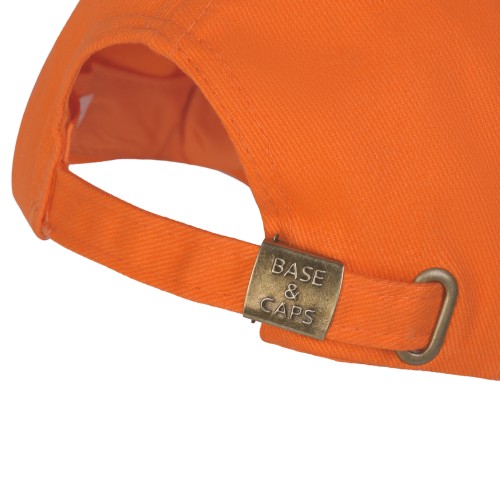 Бейсболка, 5 клиньев, хлопок, 250 г/м2, оранжевый