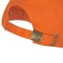 Бейсболка, 5 клиньев, хлопок, 250 г/м2, оранжевый