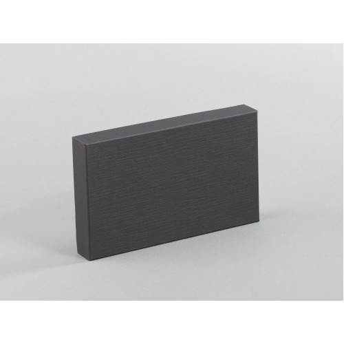 Подарочная коробка без ложемента (крышка-дно, 20 х 2,7 х 12,2 см), черный