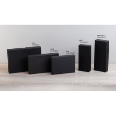 Подарочная коробка без ложемента (крышка-дно, 20,5 х 3,5 х 8,5 см), черный