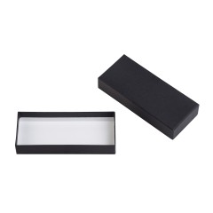 Подарочная коробка без ложемента (крышка-дно, 20,5 х 3,5 х 8,5 см), черный