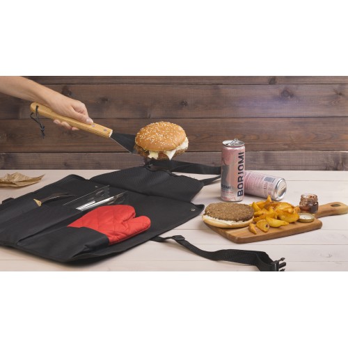 Органайзер с приборами для барбекю 