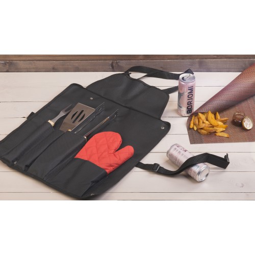 Органайзер с приборами для барбекю 