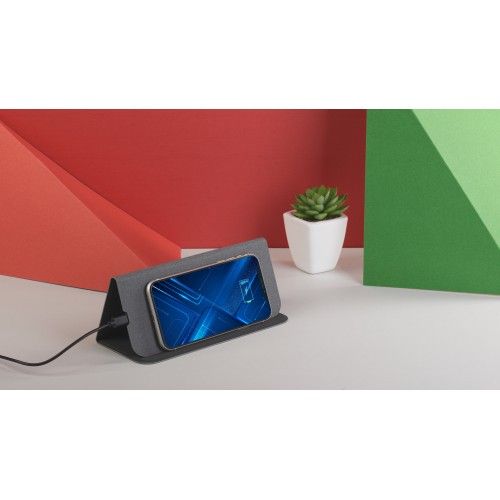 Коврик-трансформер с беспроводным зарядным устройством, серый