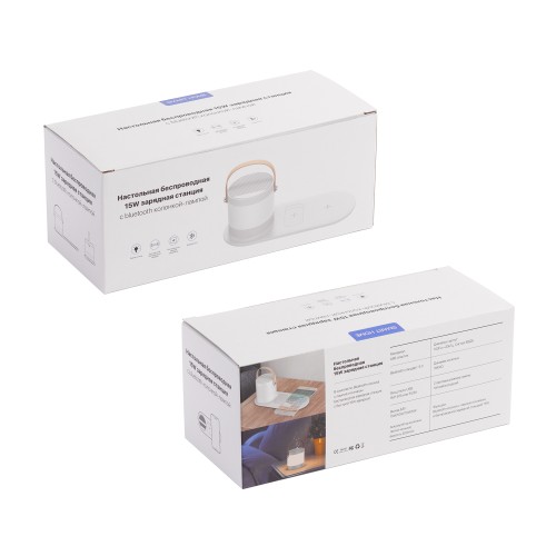 Настольная беспроводная (15W) зарядная станция 