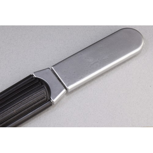 Расческа с зеркалом, серебристый