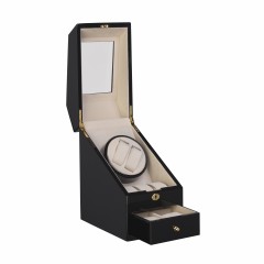 Шкатулка для часов с подзаводом, черный