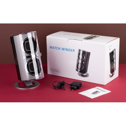 Шкатулка для часов с подзаводом, черный