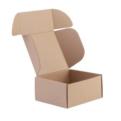 Коробка для набора малая, самосборная, крафт, натуральный