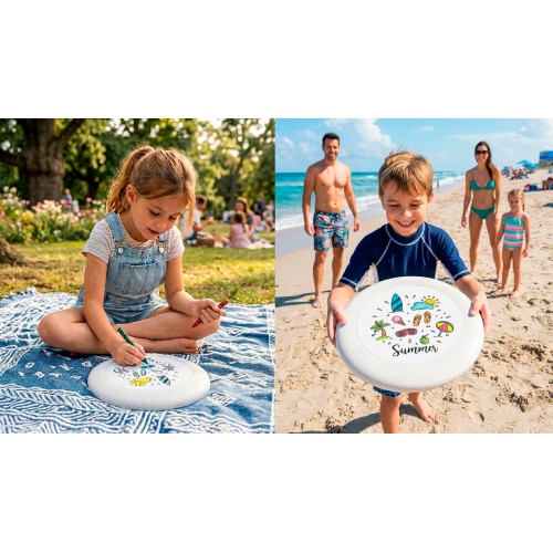 Фрисби-раскраска 