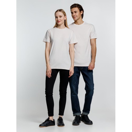 Футболка унисекс T-Bolka 160, молочно-белая