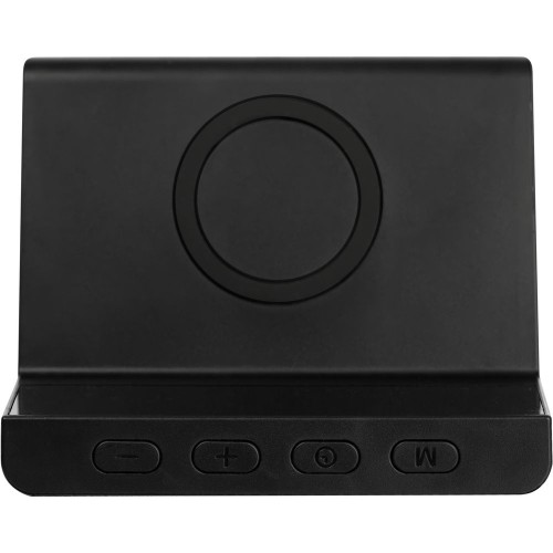 Станция беспроводной зарядки с часами Electron, ver.2, черная