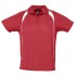 Спортивная рубашка поло Palladium 140 красная с белым