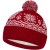 Шапка Elnik, красная с молочно-белым Шапка Elnik, красная с молочно-белым