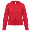 Толстовка женская Hooded Full Zip красная Толстовка женская Hooded Full Zip красная