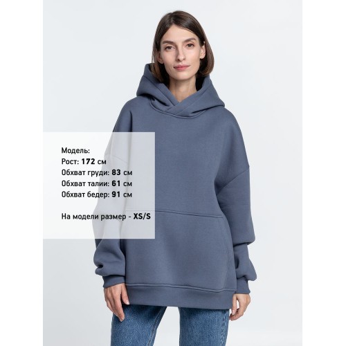 Худи Kulonga Oversize, темно-серое