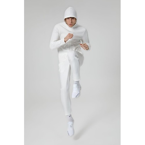 Куртка с капюшоном унисекс Begi, молочно-белая