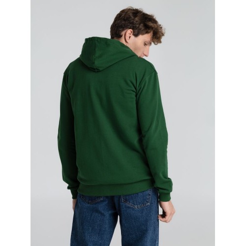 Толстовка на молнии с капюшоном Siverga Heavy 2.0, темно-зеленая