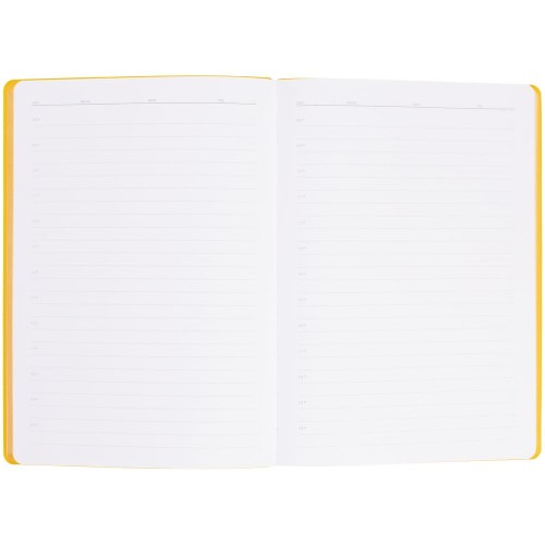 Ежедневник Flexpen Shall, недатированный, желтый