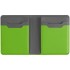 Картхолдер с отделением для купюр Dual, зеленый
