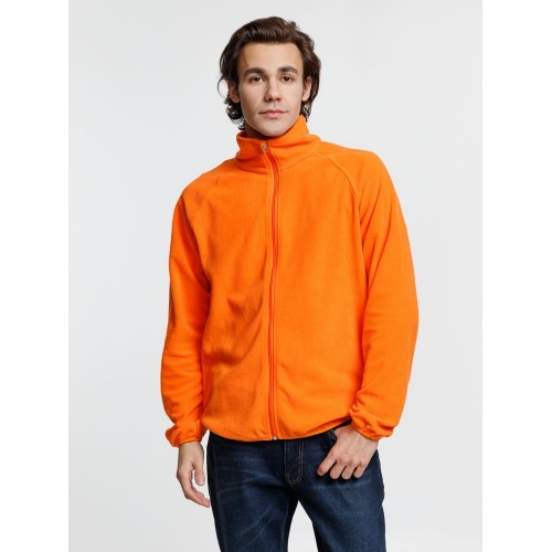 Куртка флисовая унисекс Fliska, оранжевая