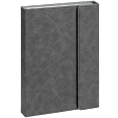 Ежедневник Flap на заказ, недатированный, серый