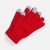 Перчатки сенсорные Spotti Senso, красные