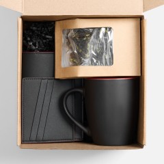 Набор Multimo Tea, черный с красным