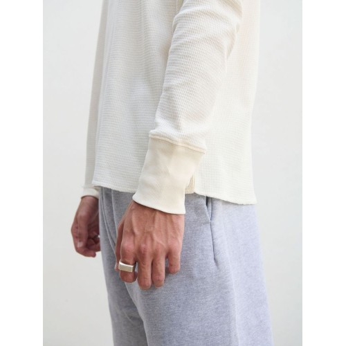 Футболка с длинным рукавом Thermal T, бежевая (неокрашенная)