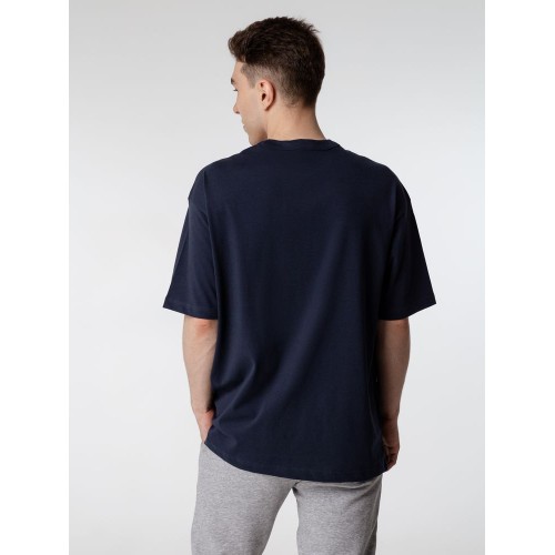 Футболка оверсайз мужская Boxy Men, темно-синяя