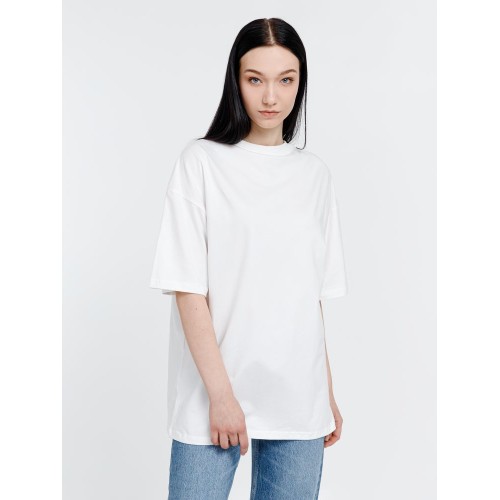 Футболка оверсайз унисекс Big Haul, молочно-белая