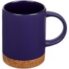 Кружка с пробковой подставкой Corky, синяя Кружка с пробковой подставкой Corky, синяя