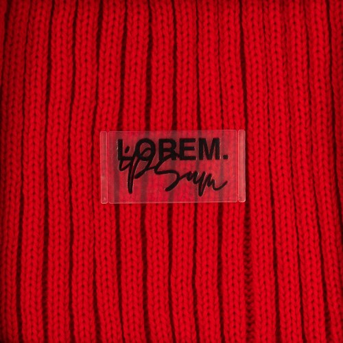 Лейбл из ПВХ Dzeta, S, прозрачный