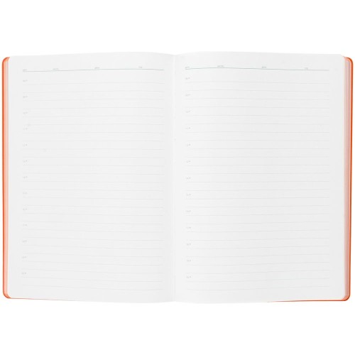 Ежедневник Flexpen, недатированный, серебристо-оранжевый