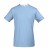 Футболка мужская с контрастной отделкой Madison 170, голубой/белый