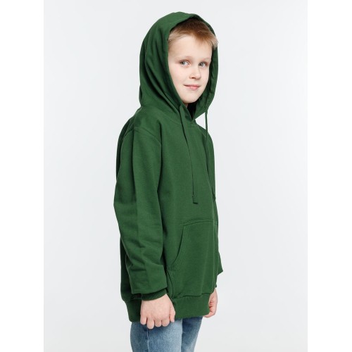 Худи детское Kirenga Kids 2.0, темно-зеленое