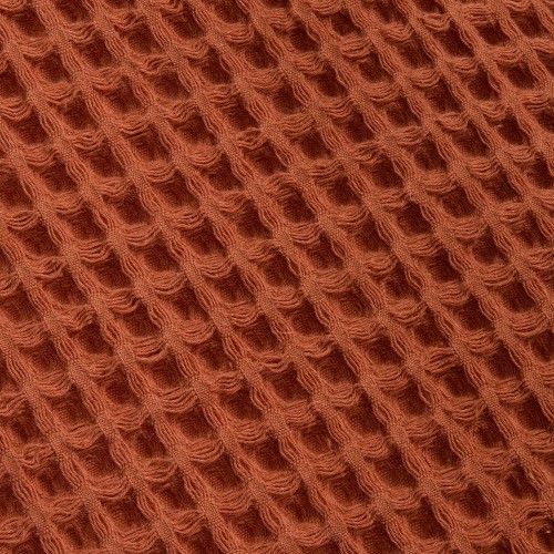 Плед вафельный Elenglect, оранжевый
