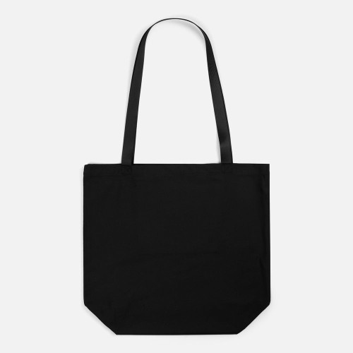 Шопер B5, черный с черными ручками