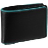 Кошелек Partinico, черный с бирюзовым Кошелек Partinico, черный с бирюзовым