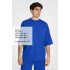Футболка оверсайз унисекс T9, синяя