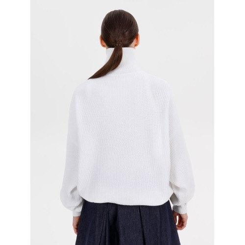 Джемпер Siluetti Birne, молочно-белый