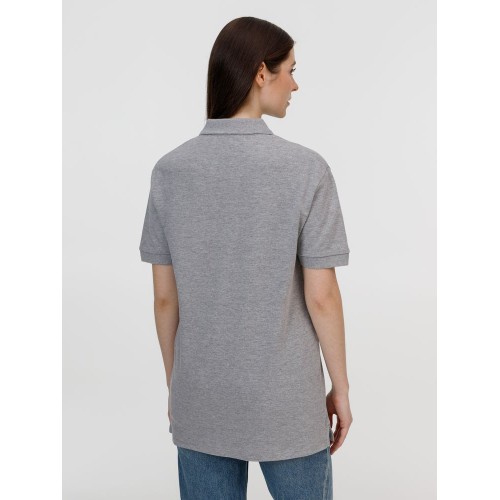 Рубашка поло унисекс Pacific, серый меланж