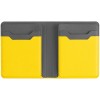 Картхолдер с отделением для купюр Dual, желтый Картхолдер с отделением для купюр Dual, желтый