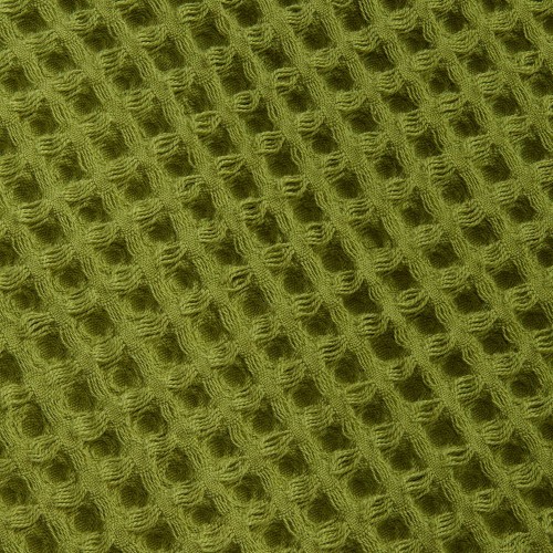 Плед вафельный Elenglect, зеленый