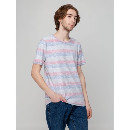 Футболка мужская Rayet двусторонняя, красная с синим